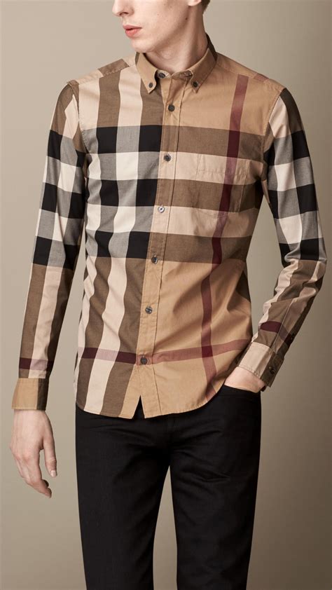 men's burberry shirt sale|discount Burberry shirts men.